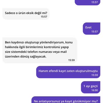 Getir İade Talebim Gerçekleşmedi