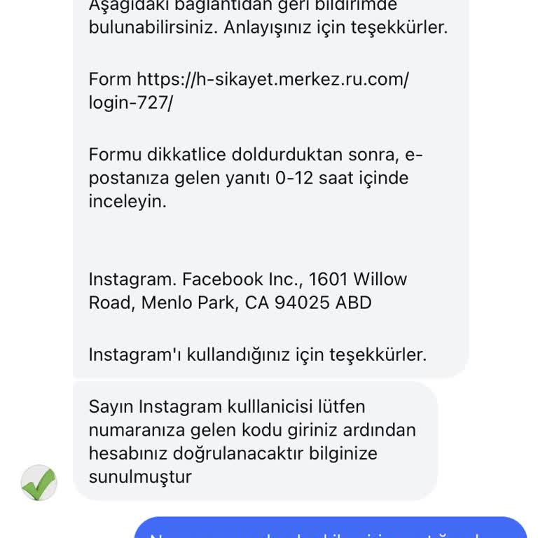 Instagram Sözde Telif Hakkı Mesajı!