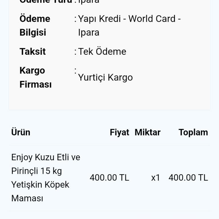 Kafkas Pet Kafkaspet Ürün Göndermiyor, Para İadesi Yapmıyor!