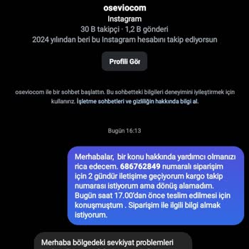 Osevio Sitesinin Yalan Yanlış Bilgi Vermeleri Sonucu Mağdur Oldum.