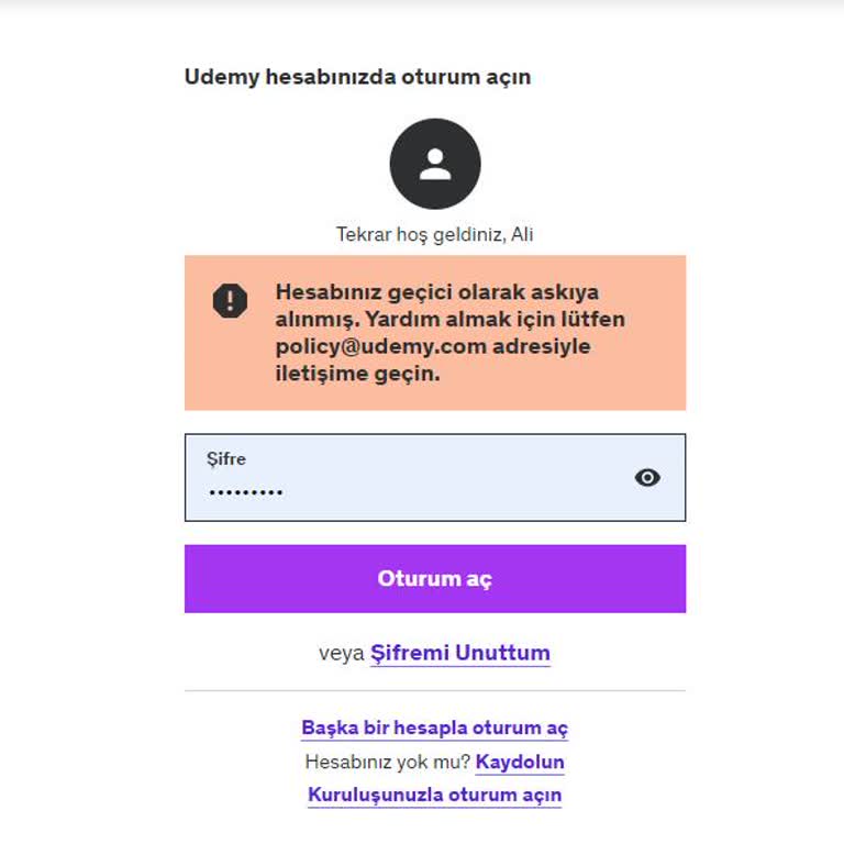 Udemy Login gesperrt trotz bezahlter Kurse dringend Hilfe benötigt