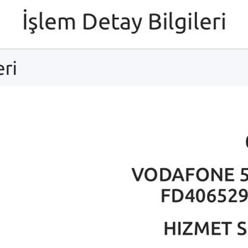 Vodafone Geç Ödeme Bedeli