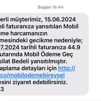 Vodafone Geç Ödeme Bedeli