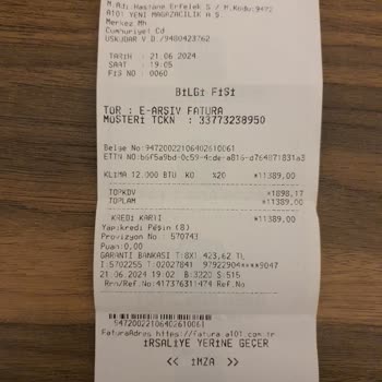 A101 Konforal (Alarko) Klima Eksik Parça