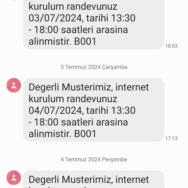 Türk Telekom Verdikleri Randevuyu Sürekli Ertelemeleri