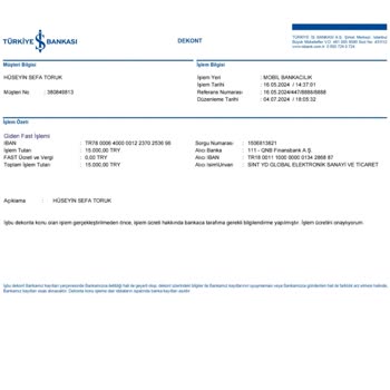 Sint Market Sint YATIRIM'DAN Paramı Geri Alamıyorum