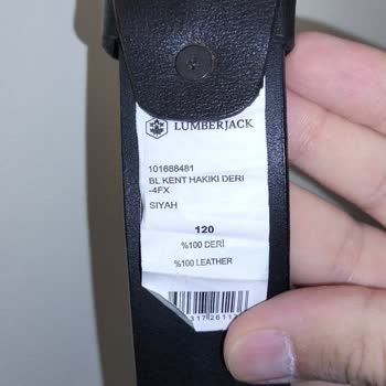 FLO'dan Alınan Lumberjack Marka Deri Kemer Deforme Oldu