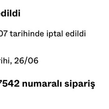 Bershka Sebep Sunulmadan Siparişim İptal Edildi
