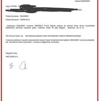 Aksigorta/Akbank Ev Poliçesi Adı Altında İnsanları Mağdur Ediyor