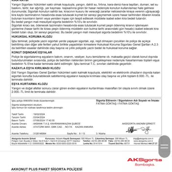 Aksigorta/Akbank Ev Poliçesi Adı Altında İnsanları Mağdur Ediyor