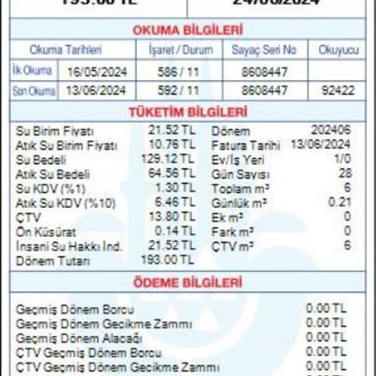 İBB - İstanbul Büyükşehir Belediyesi Atık Su Bedeli İtirazı