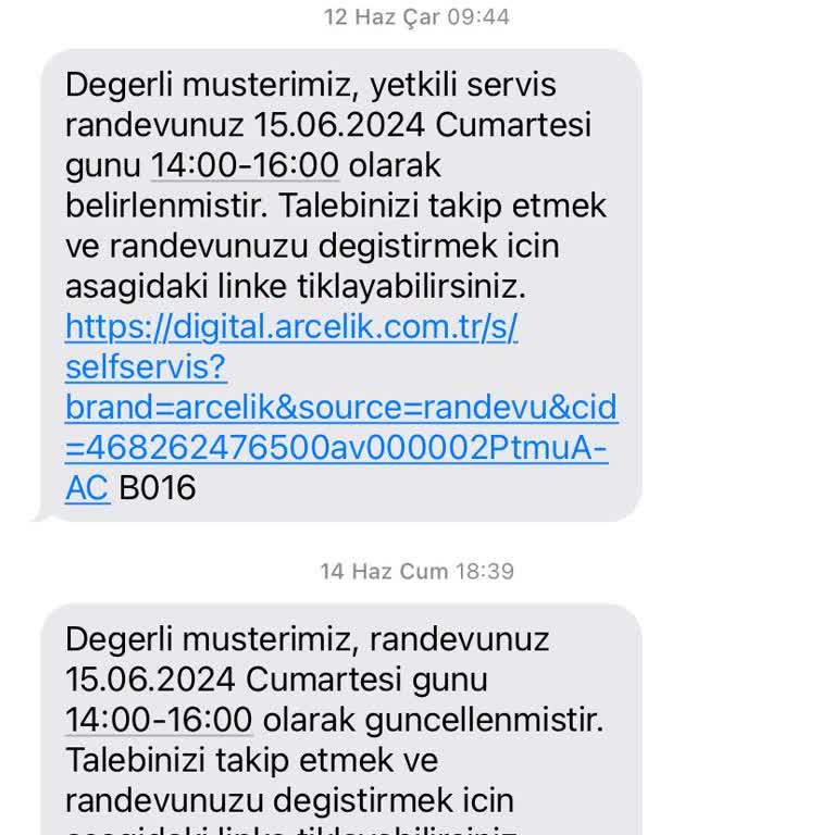 Arçelik Parça Temin Edemiyor