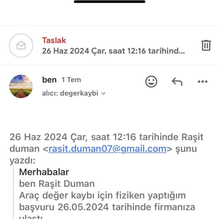 Quick Sigortaya Yapılan Neticesiz Başvuru