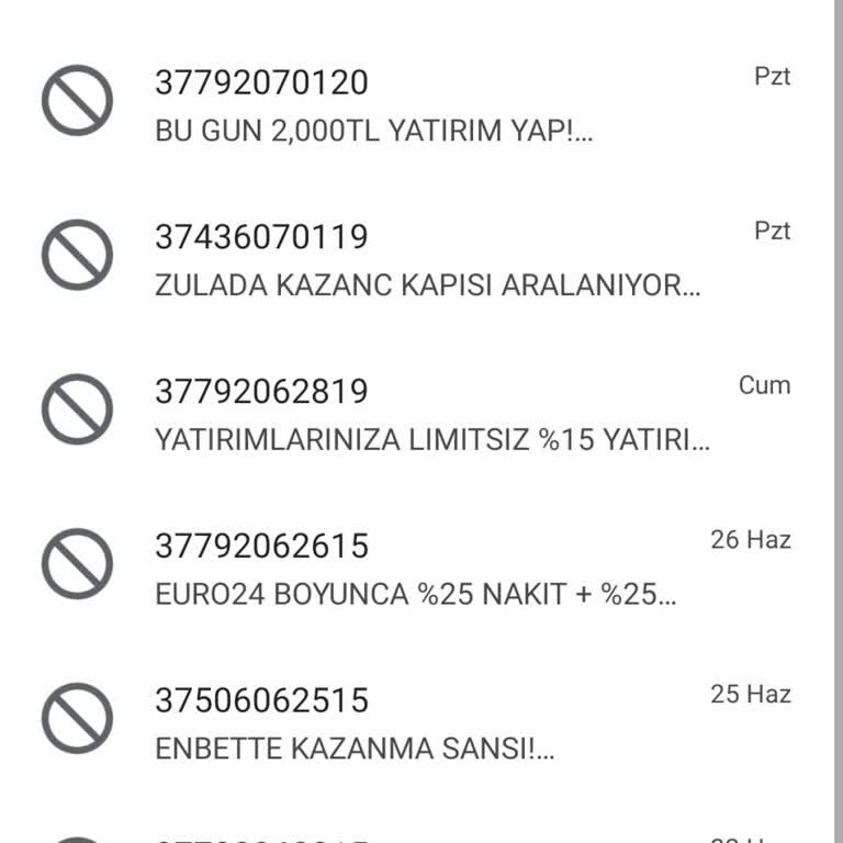 Vodafone Yurt Dışı Kumar SMS