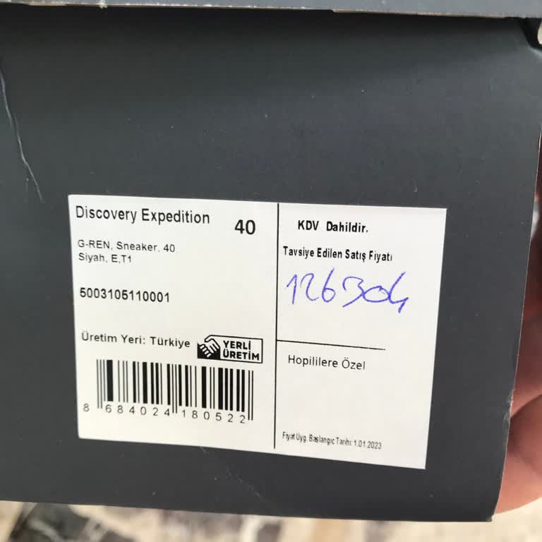 Boyner Koku Yapan, Terleten Discovery Spor Ayakkabı!