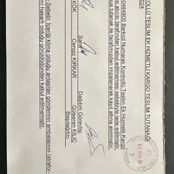 PTT Kargo PTT İade Onaylanmıyor