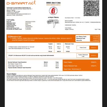 D-Smart Net D Smart Haksız Fatura