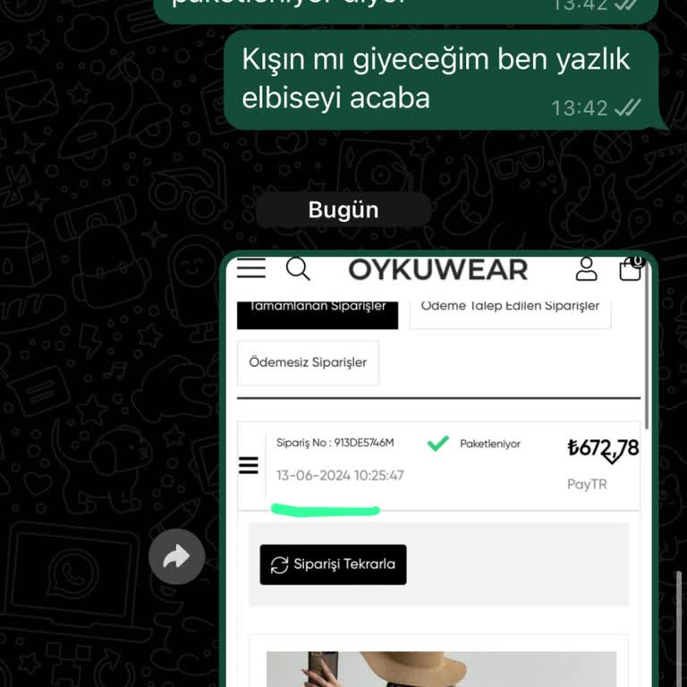 Oyku Wear Geciken Kargo Sorunu