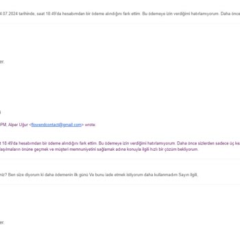 CV Maker TR İzinsiz Kartımdan Para Çekmesi