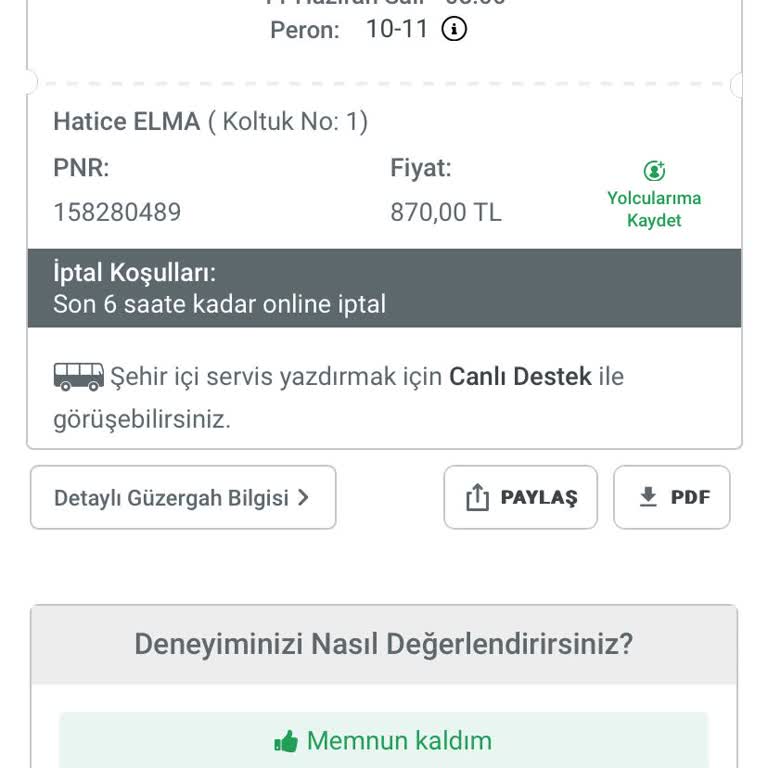Obilet Geri Ödemesini Yapmıyor!