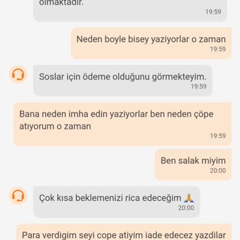 Trendyol Eksik Sipariş Ve Yanıltıcı Canlı Destek Mesajları