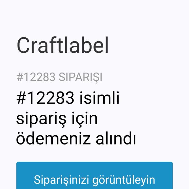 Craftlabeltees.com Sipariş Sorunu Ve İletişim Eksikliği