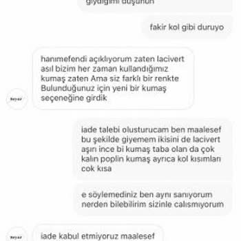 Gardrops Yanlış, Kusurlu, Hatalı Ürün