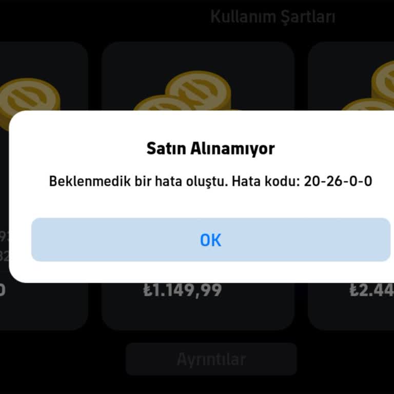 Efootball Satın Alma Hatası