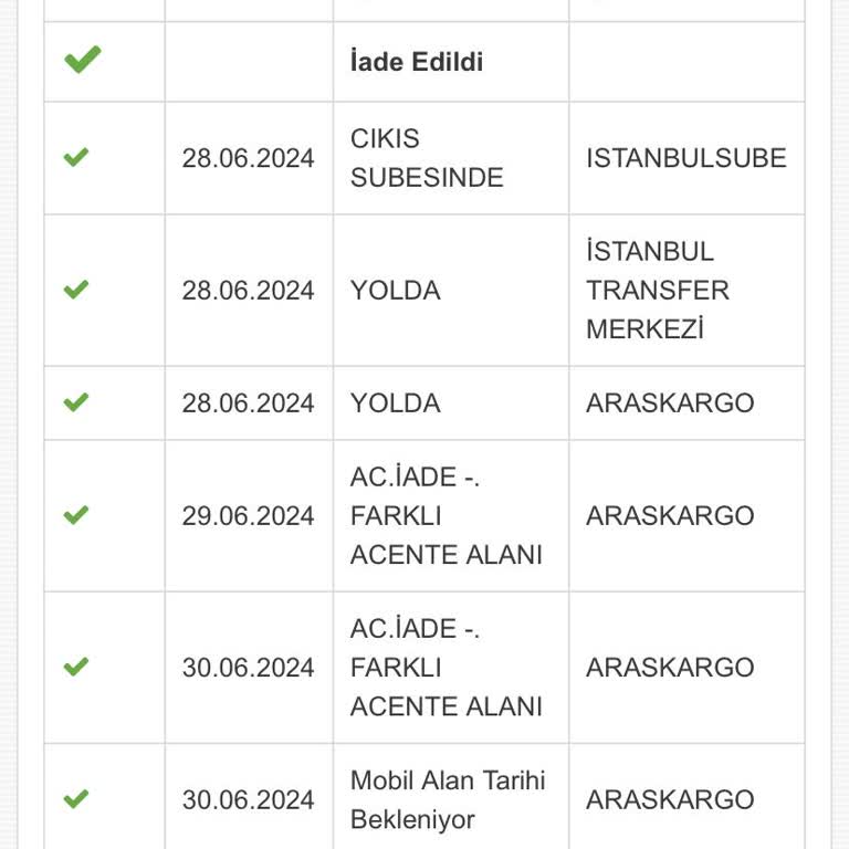 Aras Kargo Bandırma Turkuaz Şube