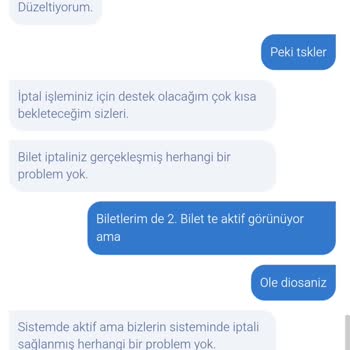 Obilet İade Problemi*********************yapılmayan Geri Ödeme