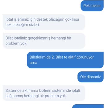 Obilet İade Problemi*********************yapılmayan Geri Ödeme