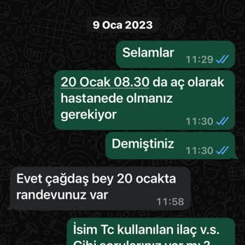 Gisbir Hastanesi Yapılamayan Check Up