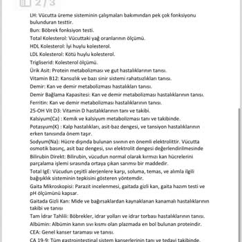 Gisbir Hastanesi Yapılamayan Check Up