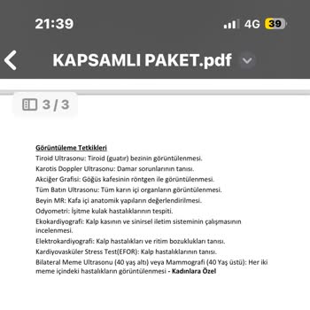 Gisbir Hastanesi Yapılamayan Check Up