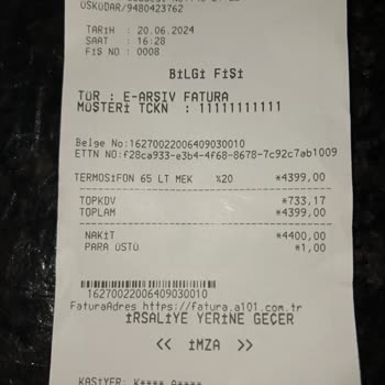 A101 Sattığı Ürünü İade Almıyor