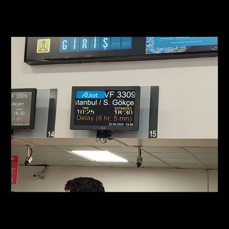 Ajet 8 Saat Rötar Yaptı