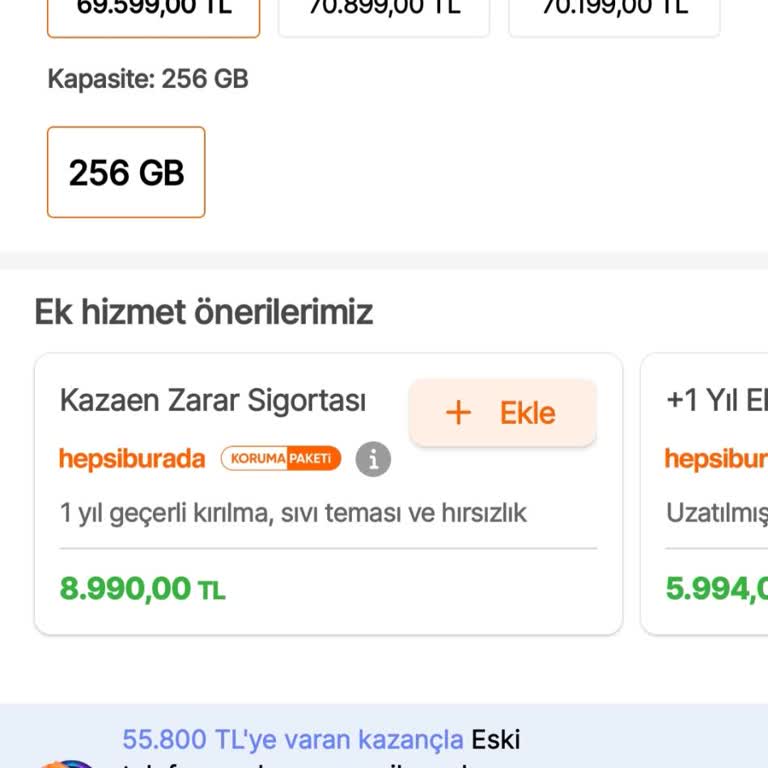 Hepsiburada Eskiyi Yenile Ek Ödeme Hatası