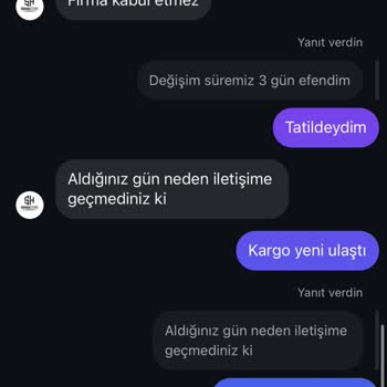 Sehaa Store Sehaa. Store Değişim Sıkıntısı