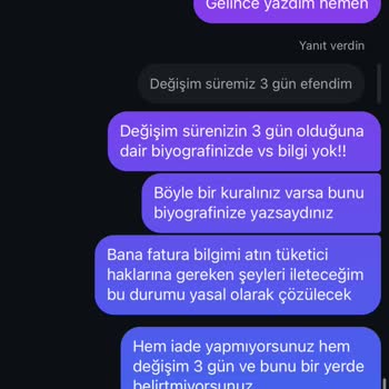 Sehaa Store Sehaa. Store Değişim Sıkıntısı