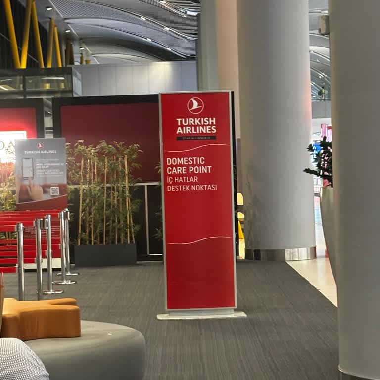 THY İstanbul Havalimanı İç Hatlar Destek Noktası Çok Kabalar