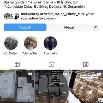 Promosyonmatbaaurunleri (Instagram) Ürünlerim Gelmedi Para İadesi İstiyorum