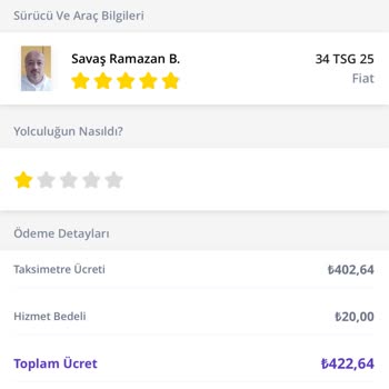 Getir Taksi Taksicisinin Kural Tanımaması