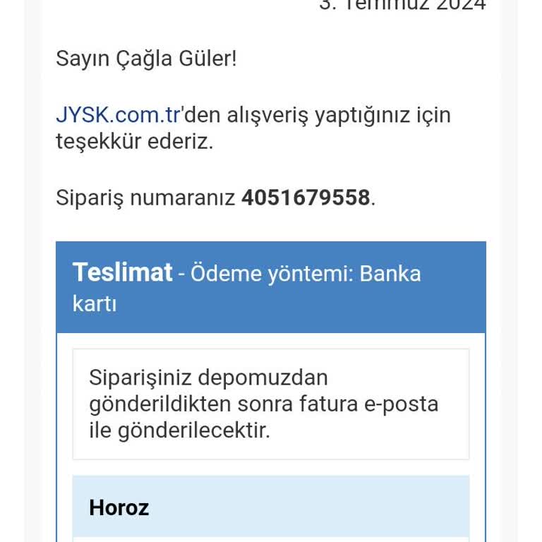 JYSK Online Alışveriş İptali, Muhatap Bulamama Sorunsalı