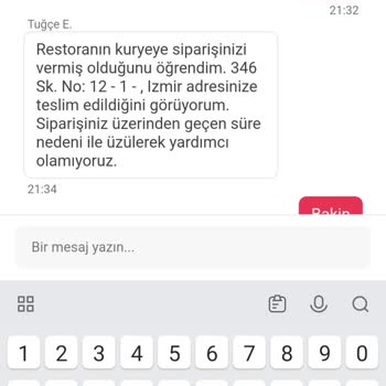 Yemeksepeti Nden Köfteci Ramiz Sipariş Teslim Edilmedi