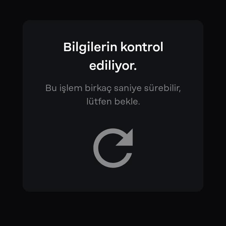 Papara Hesap Bilgileri Kontrol Ediliyor Hatası