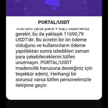Binance USDT Portal Yatırımında Sorun: Paramı Geri Alamıyorum!