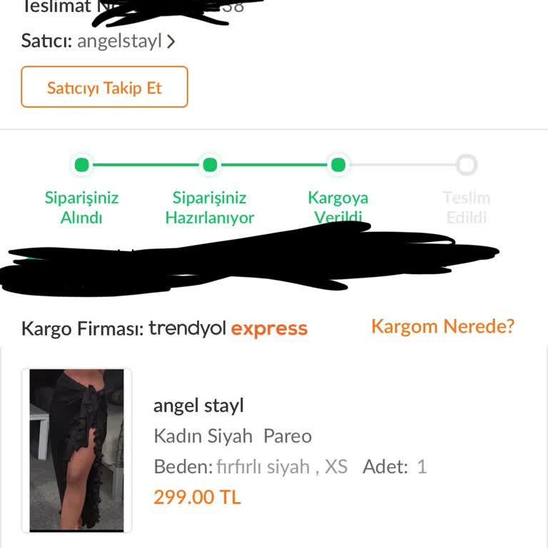 Trendyol Kargom Geldi Ve