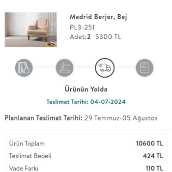 Vivense Farklı Ürün Yollamışsınız