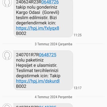 Hepsijet Bana Niye İki Aydır Mesaj Geliyor?