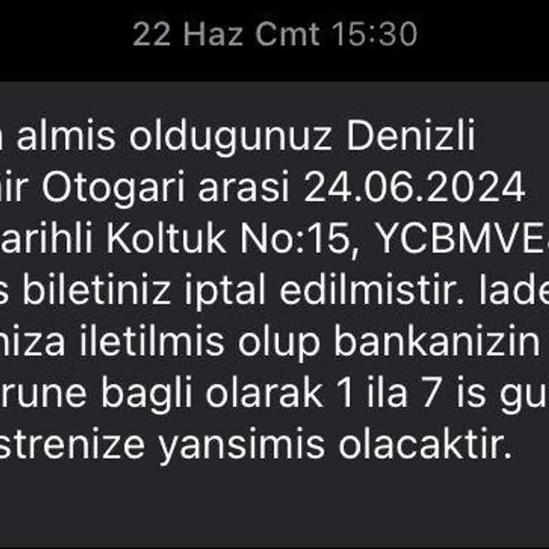 Obilet Ve Metro Turizm Para İadesi Yapmıyor!